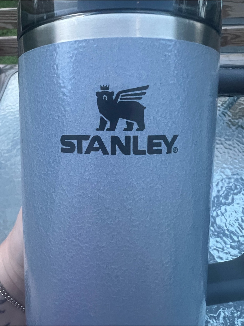 Stanley 40oz Quencher H2.0 FlowState Tumbler Hammertone Silver - Picture 9 of 9